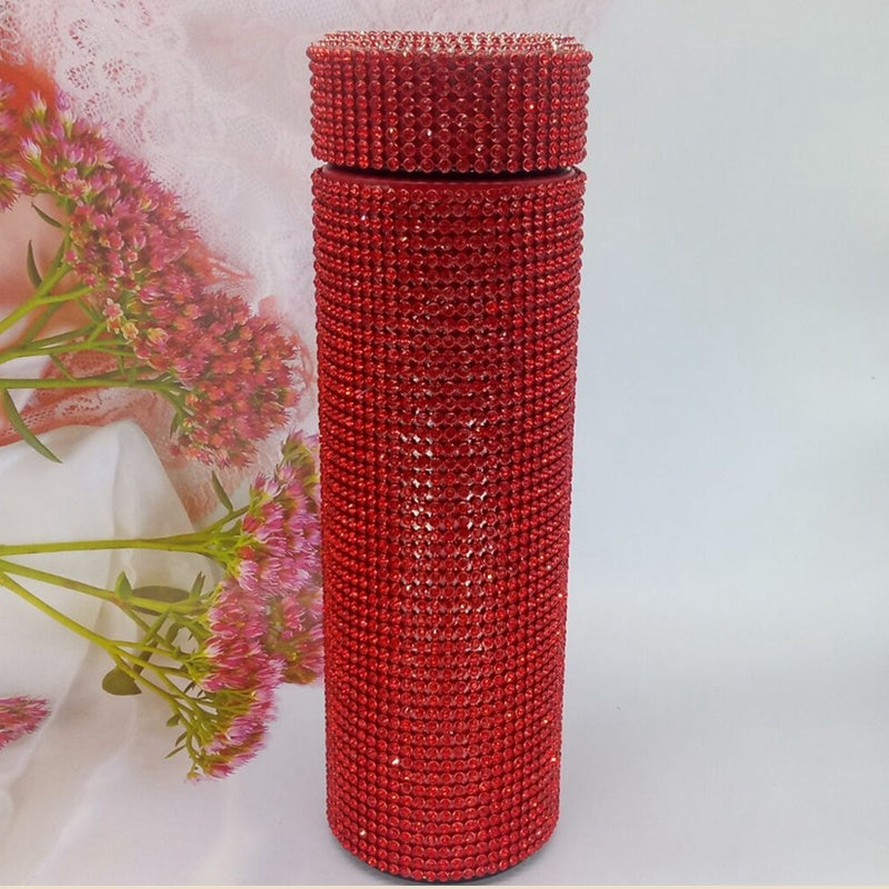 Luxury flash diamond vacuum flask